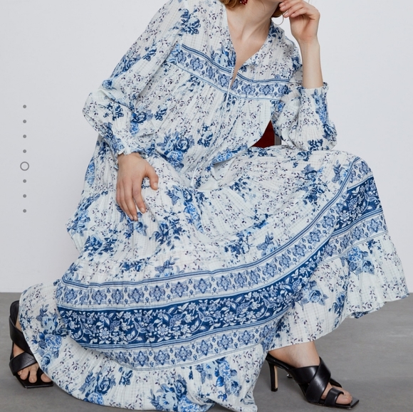 ZARA Floral maxi dress - Picture 3 of 5